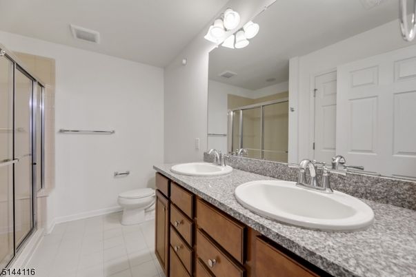 Bathroom, Dual Sink Vanities, Glass Shower, Interior