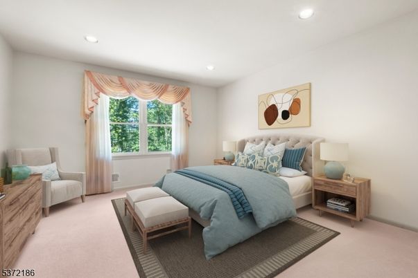 Bedroom, Interior, Recessed Lighting