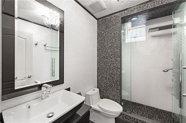 Bathroom, Glass Shower, Interior