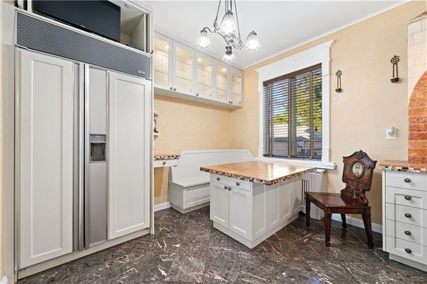 Interior, Kitchen, Marble, Pendant Lights