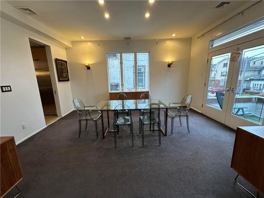 Dining room, Interior, Recessed Lighting