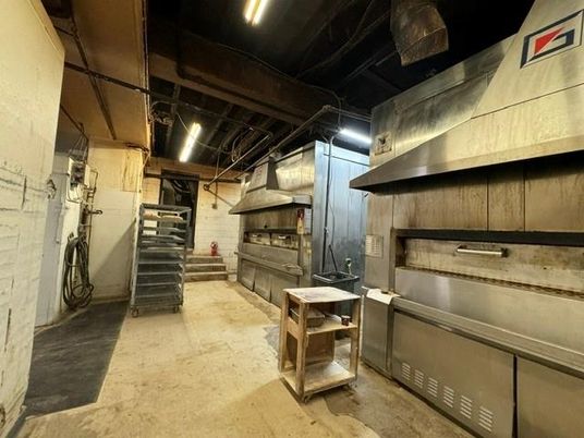 Interior, Kitchen, Stainless Steel Appliances, Stone Walls