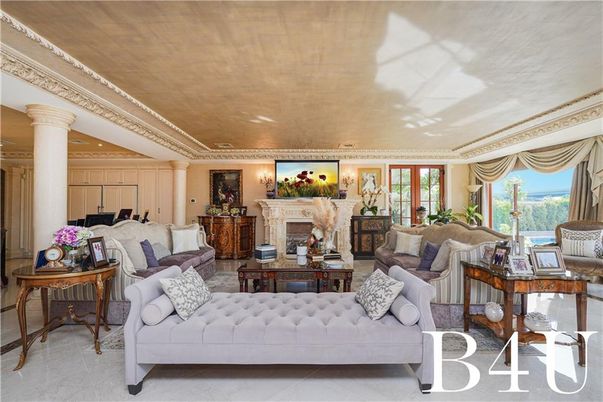Fireplace, Interior, Living room, Recessed Lighting