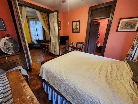 Bedroom, Interior, Wood Texture Flooring