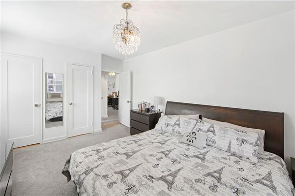 Bedroom, Chandelier, Interior