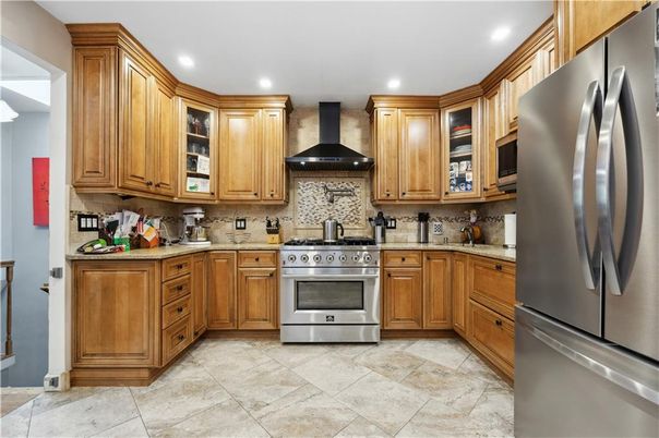 Interior, Kitchen, Recessed Lighting, Stainless Steel Appliances