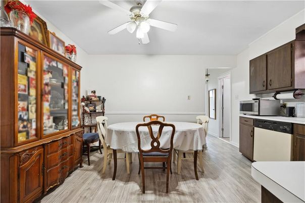 Dining room, Interior, Wood Texture Flooring