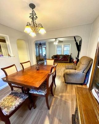 Chandelier, Dining room, Interior, Living room, Wood Texture Flooring