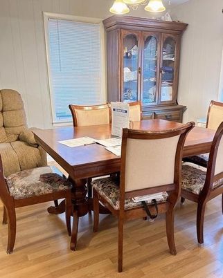 Dining room, Interior, Wood Texture Flooring