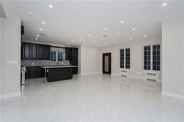 Interior, Kitchen, Marble, Recessed Lighting