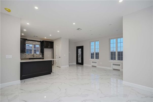 Interior, Kitchen, Marble, Recessed Lighting