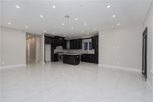 Interior, Kitchen, Marble, Recessed Lighting