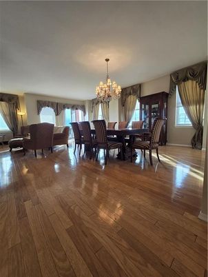 Chandelier, Dining room, Interior, Living room, Wood Texture Flooring