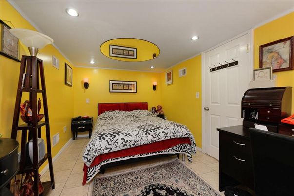 Bedroom, Interior, Recessed Lighting