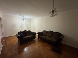 Chandelier, Interior, Living room, Pendant Lights, Wood Texture Flooring