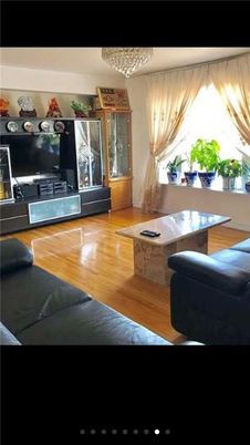 Chandelier, Interior, Living room, Wood Texture Flooring