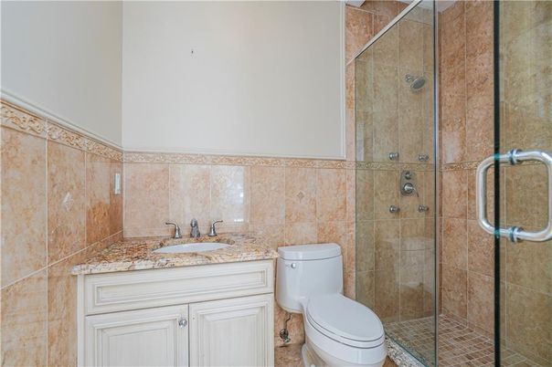 Bathroom, Glass Shower, Interior