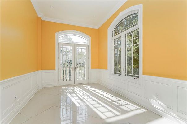 Empty room, Interior, Marble, Recessed Lighting