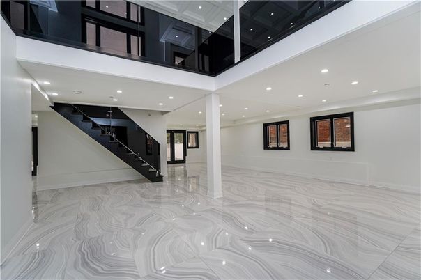 Interior, Marble, Recessed Lighting