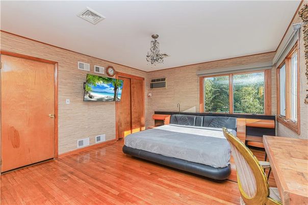 Interior, Stone Walls, Wood Texture Flooring