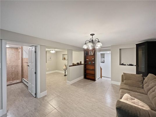 Bathroom, Chandelier, Interior