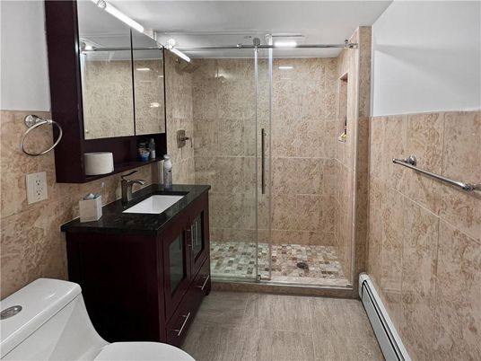 Bathroom, Glass Shower, Interior