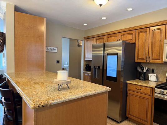 Interior, Kitchen, Recessed Lighting, Stainless Steel Appliances