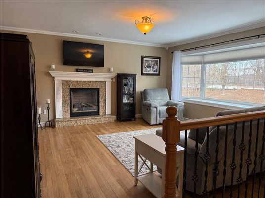 Fireplace, Interior, Wood Texture Flooring