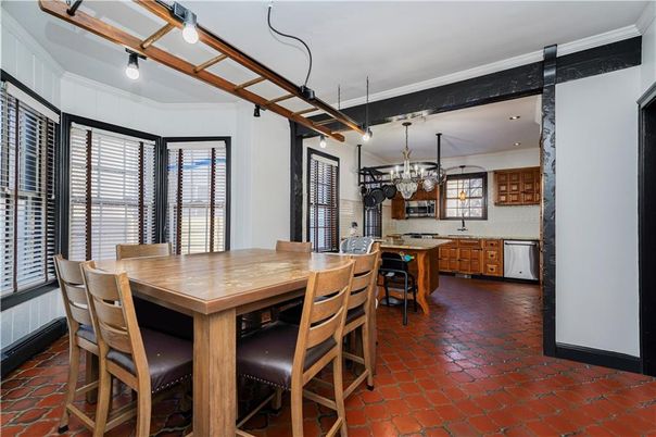 Dining room, Interior, Kitchen, Pendant Lights, Recessed Lighting