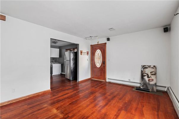 Empty room, Interior, Kitchen, Wood Texture Flooring
