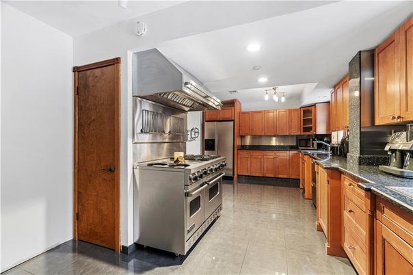 Interior, Kitchen, Recessed Lighting, Stainless Steel Appliances