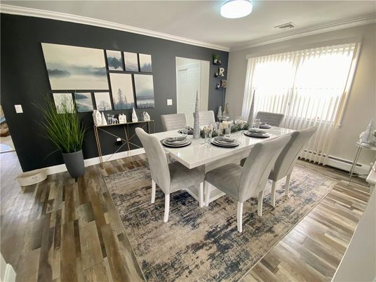 Dining room, Interior, Wood Texture Flooring