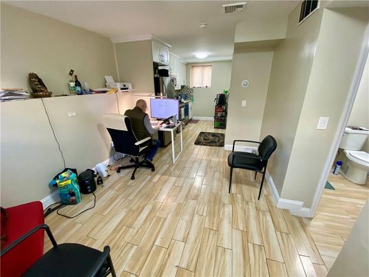 Bathroom, Home Office, Interior, Wood Texture Flooring