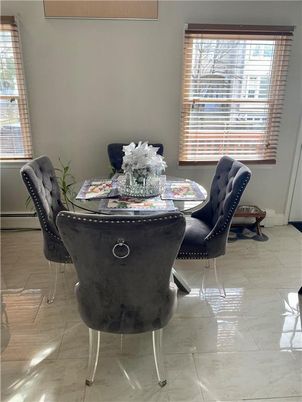 Dining room, Interior, Marble