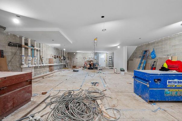 Interior, Recessed Lighting, Stone Walls