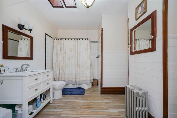 Bathroom, Interior, Wood Texture Flooring