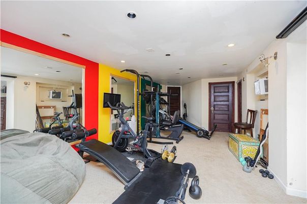 Fitness Equipment, Interior, Recessed Lighting