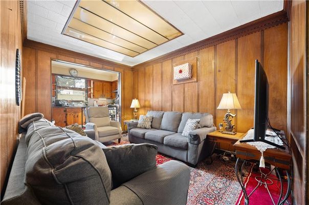 Interior, Living room, Wooden Walls