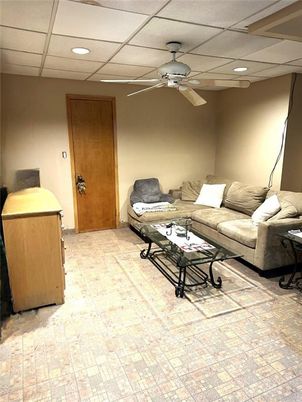 Interior, Living room, Recessed Lighting
