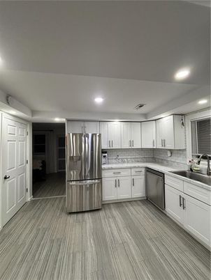 Interior, Kitchen, Recessed Lighting, Stainless Steel Appliances