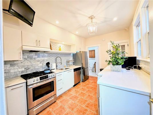Interior, Kitchen, Recessed Lighting, Stainless Steel Appliances