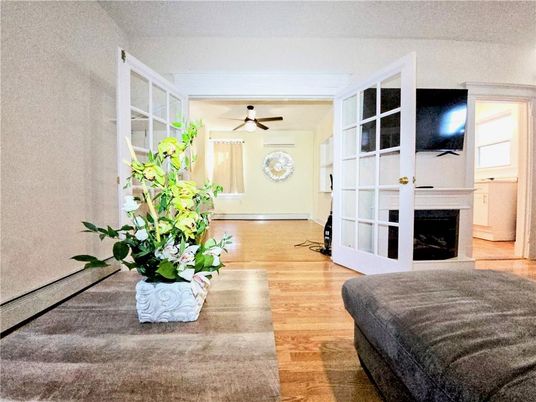 Fireplace, Interior, Wood Texture Flooring