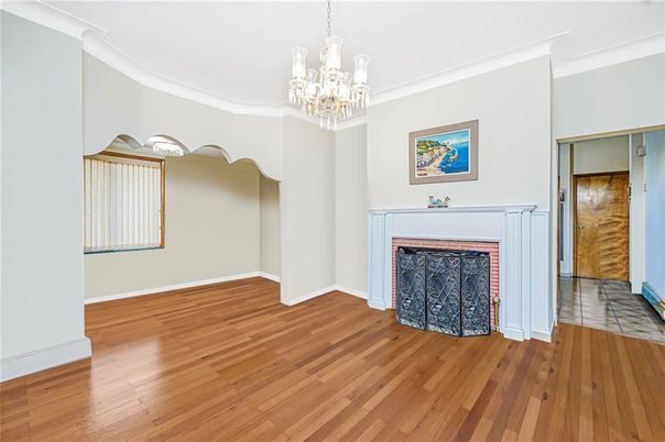 Chandelier, Empty room, Fireplace, Interior, Wood Texture Flooring