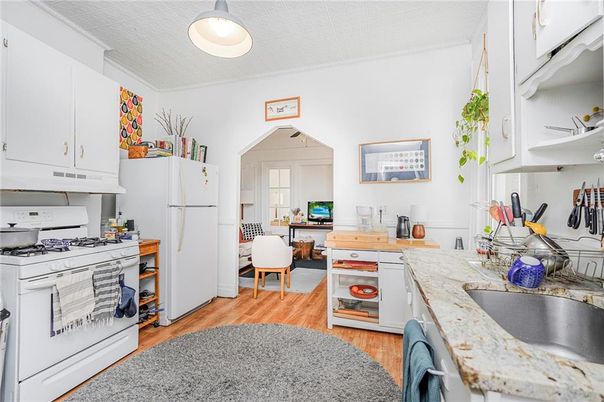 Interior, Kitchen, Wood Texture Flooring