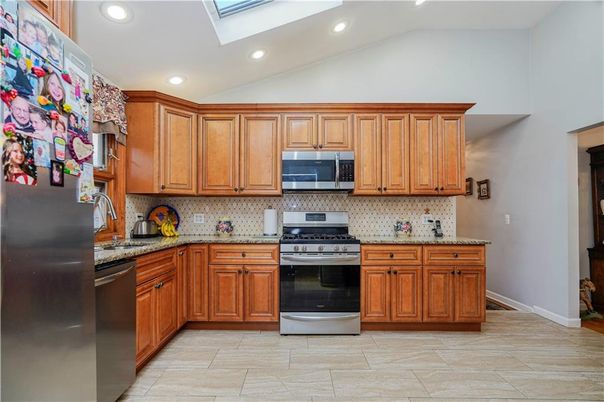 Interior, Kitchen, Recessed Lighting, Stainless Steel Appliances