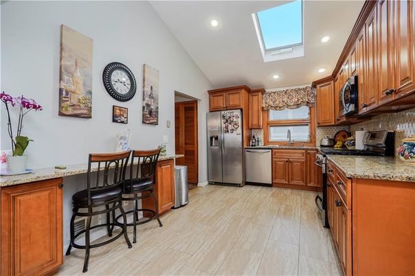 Interior, Kitchen, Recessed Lighting, Stainless Steel Appliances