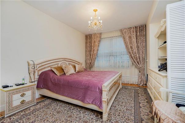 Bedroom, Chandelier, Interior