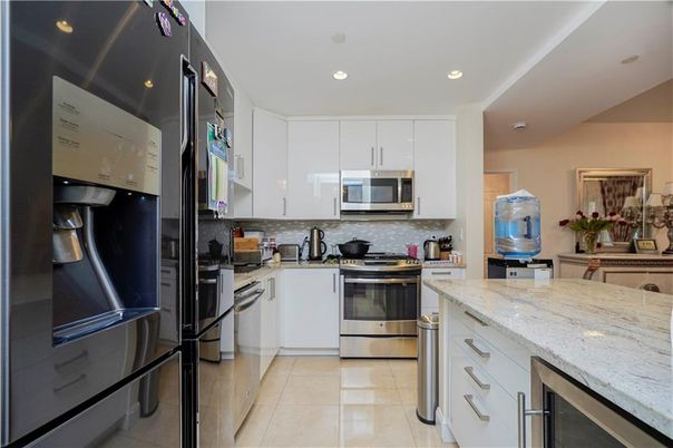 Interior, Kitchen, Recessed Lighting, Stainless Steel Appliances