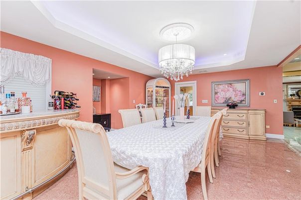 Chandelier, Dining room, Interior, Recessed Lighting