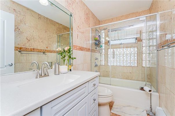 Bathroom, Glass Shower, Interior, Marble